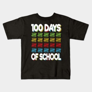 100 Days Of School Teacher And Student 100Th Day Of School Kids T-Shirt